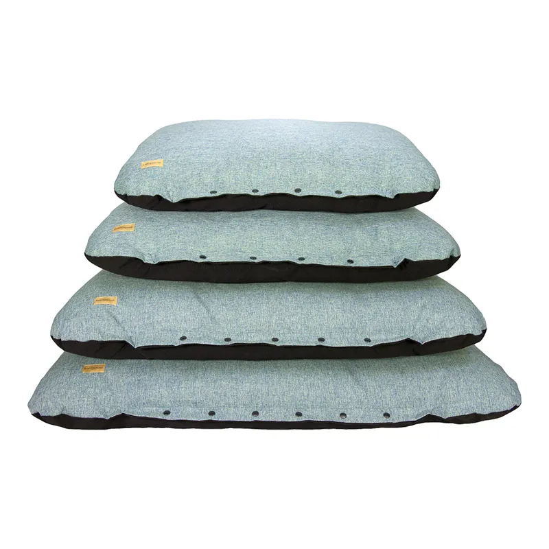 Earthbound Marlow Flat Cushion Turquoise